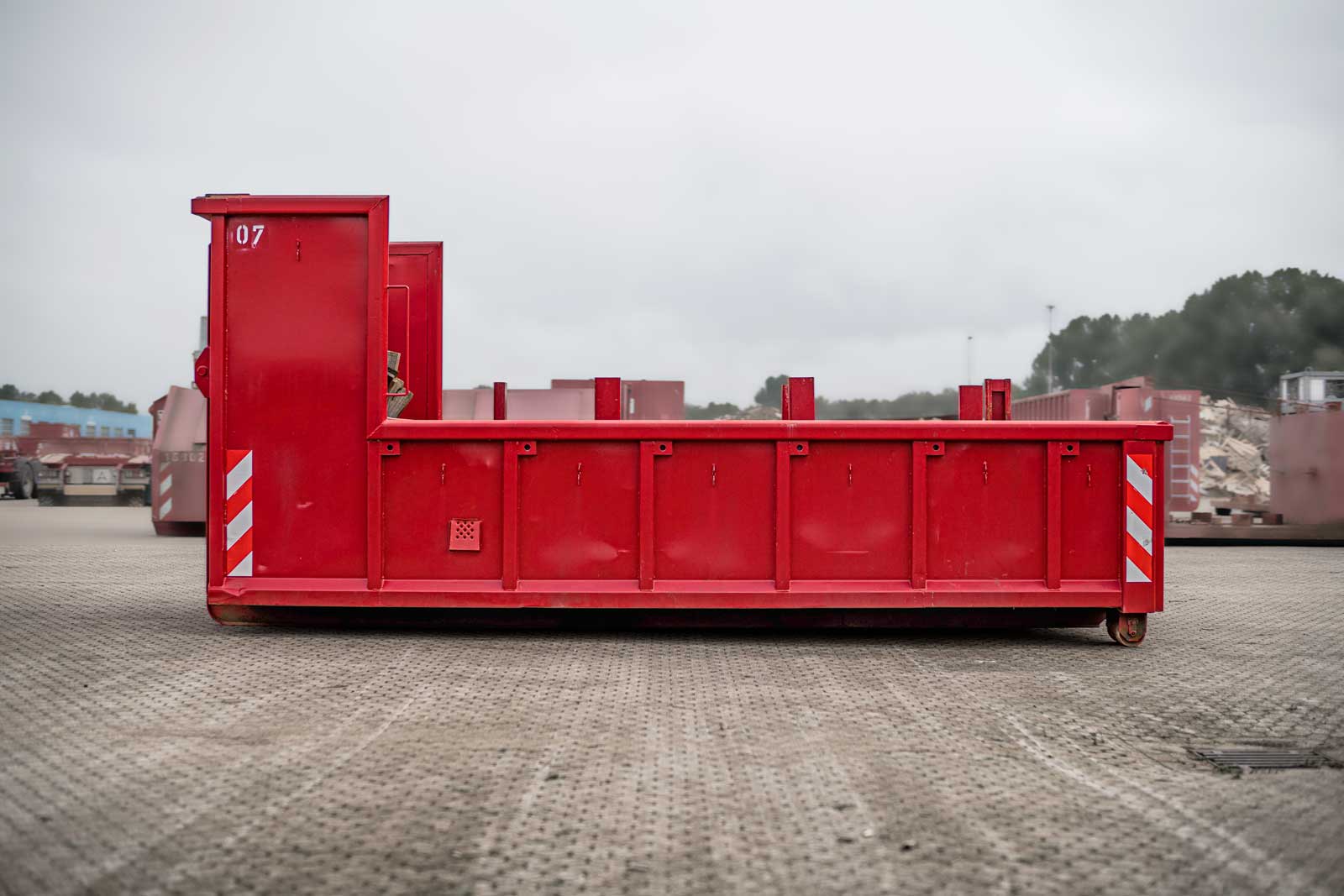 Absetz-Container 7m³ offen - Fa. Schröder Schrott & Metalle GmbH, Bremerhaven